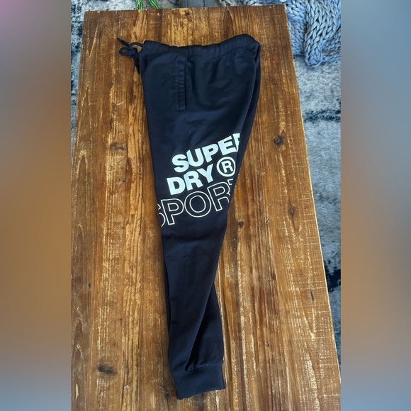 SuperDry fleece lined Joggers - Picture 3 of 4